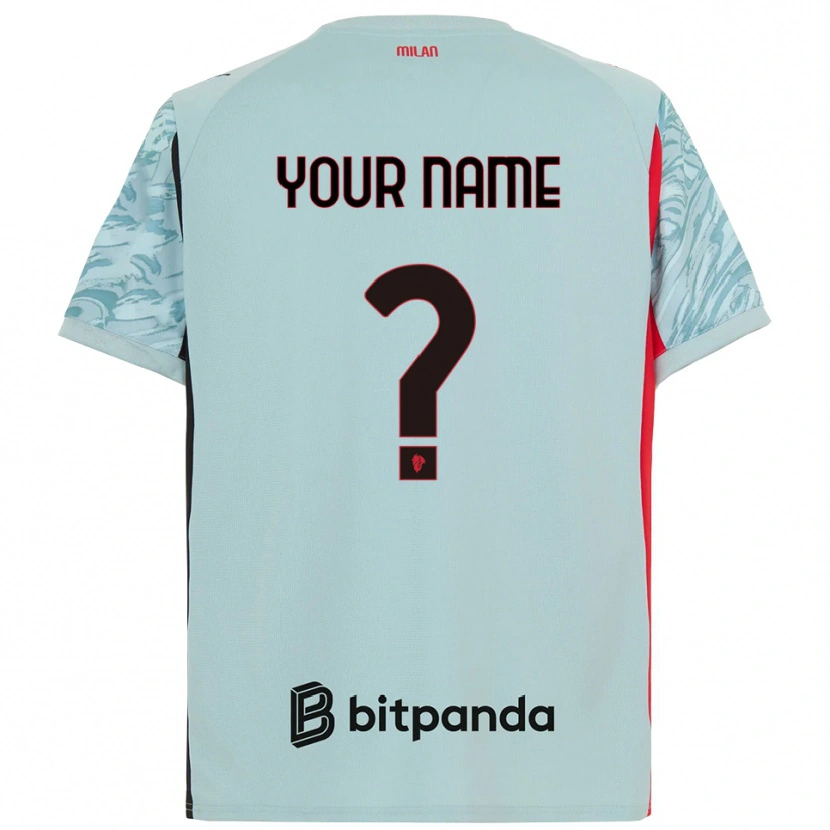 Danxen Kinderen AC Milan Licht Blauw Rood Keepersshirt 2025/26 T-Shirt