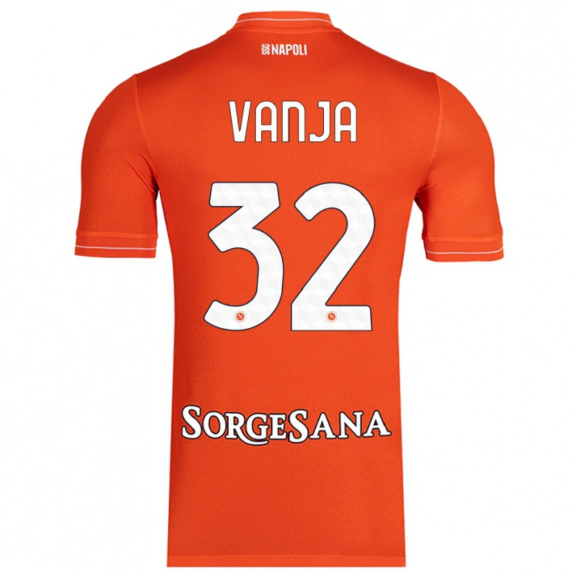 Danxen Kinderen Vanja Milinković-Savić #32 Oranje Rood Wit Keepersshirt 2025/26 T-Shirt