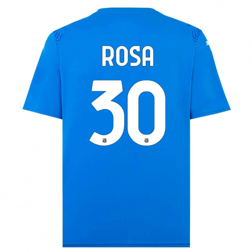Danxen Kinderen Enrico Rosa #30 Blauw Wit Keepersshirt 2025/26 T-Shirt