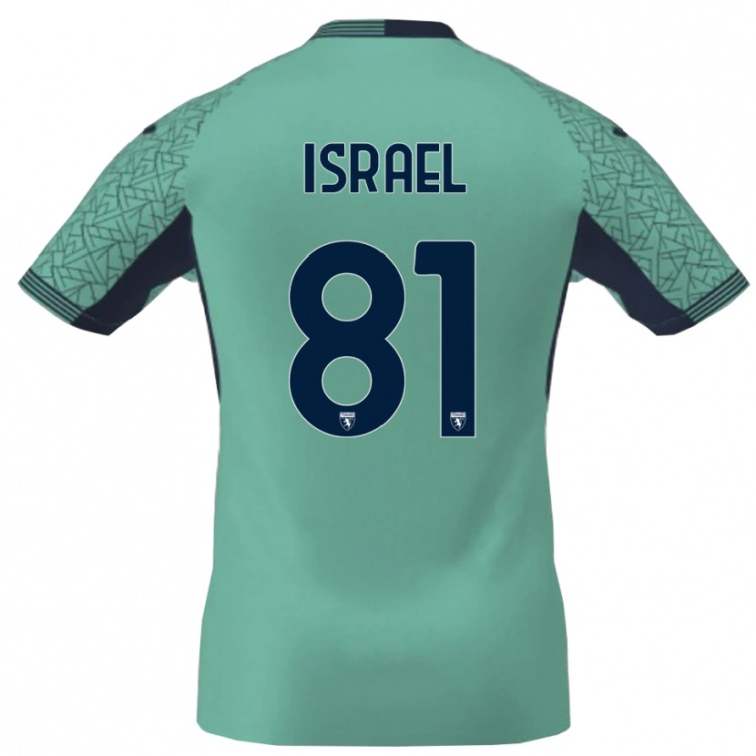 Danxen Kinderen Franco Israel #81 Blauw Lagune Keepersshirt 2025/26 T-Shirt
