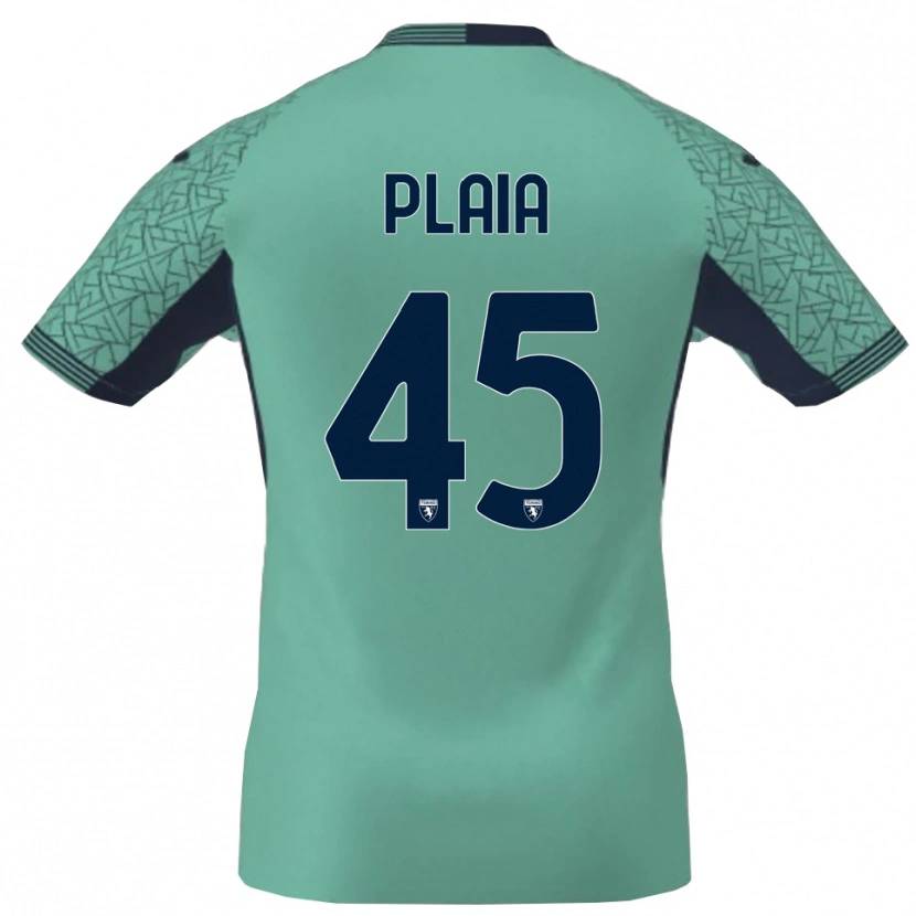 Danxen Kinderen Francesco Plaia #45 Blauw Lagune Keepersshirt 2025/26 T-Shirt