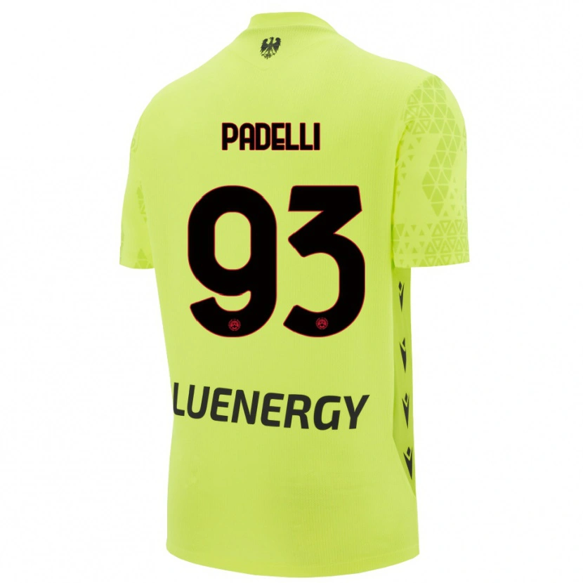 Danxen Kinderen Daniele Padelli #93 Groen Geel Zwart Keepersshirt 2025/26 T-Shirt