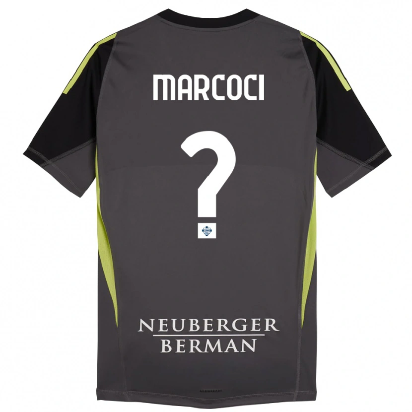 Danxen Kinderen Alexandru Marcoci #0 Zwart Licht Groen Keepersshirt 2025/26 T-Shirt