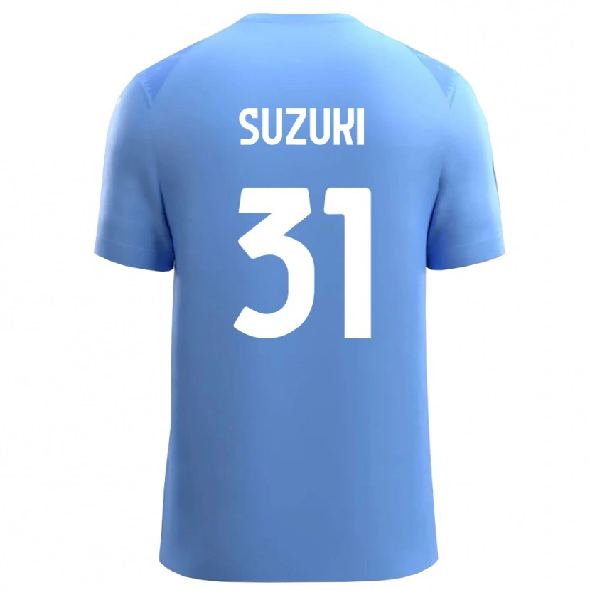 Danxen Kinderen Zion Suzuki #31 Hemelsblauw Wit Keepersshirt 2025/26 T-Shirt