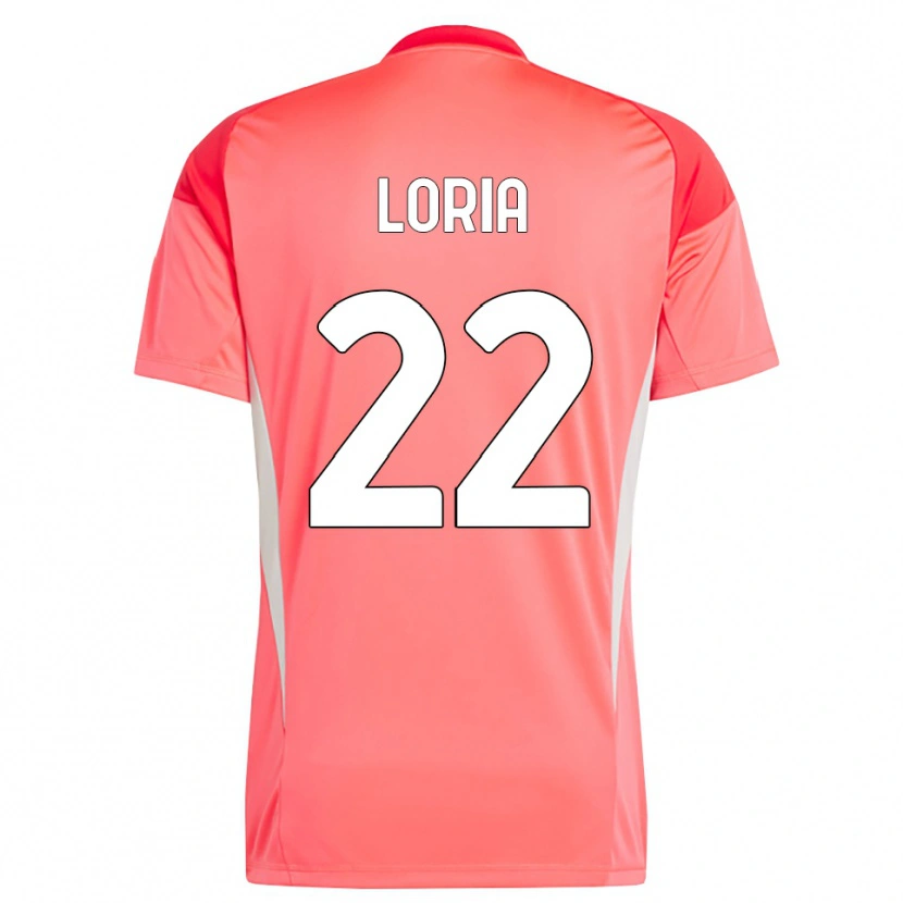 Danxen Kinderen Leonardo Loria #22 Rood Wit Keepersshirt 2025/26 T-Shirt