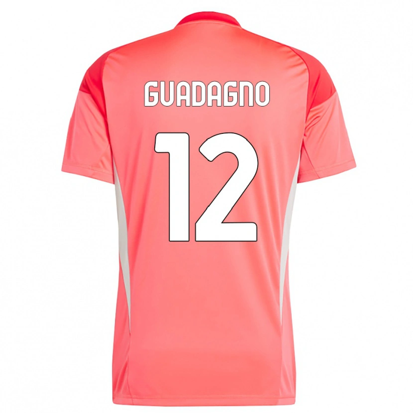 Danxen Kinderen Johan Guadagno #12 Rood Wit Keepersshirt 2025/26 T-Shirt