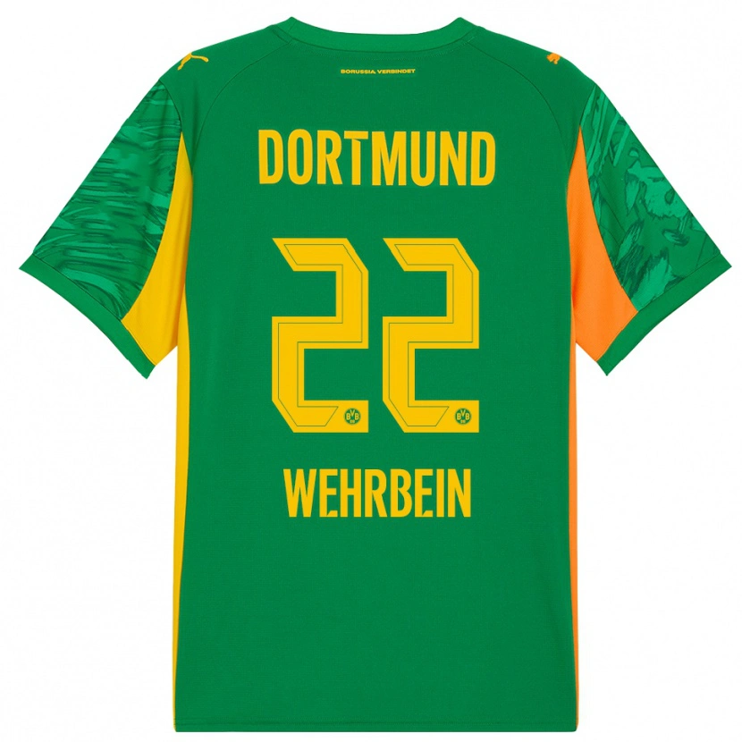 Danxen Kinderen Jan-Mattis Wehrbein #22 Groen Oranje Keepersshirt 2025/26 T-Shirt