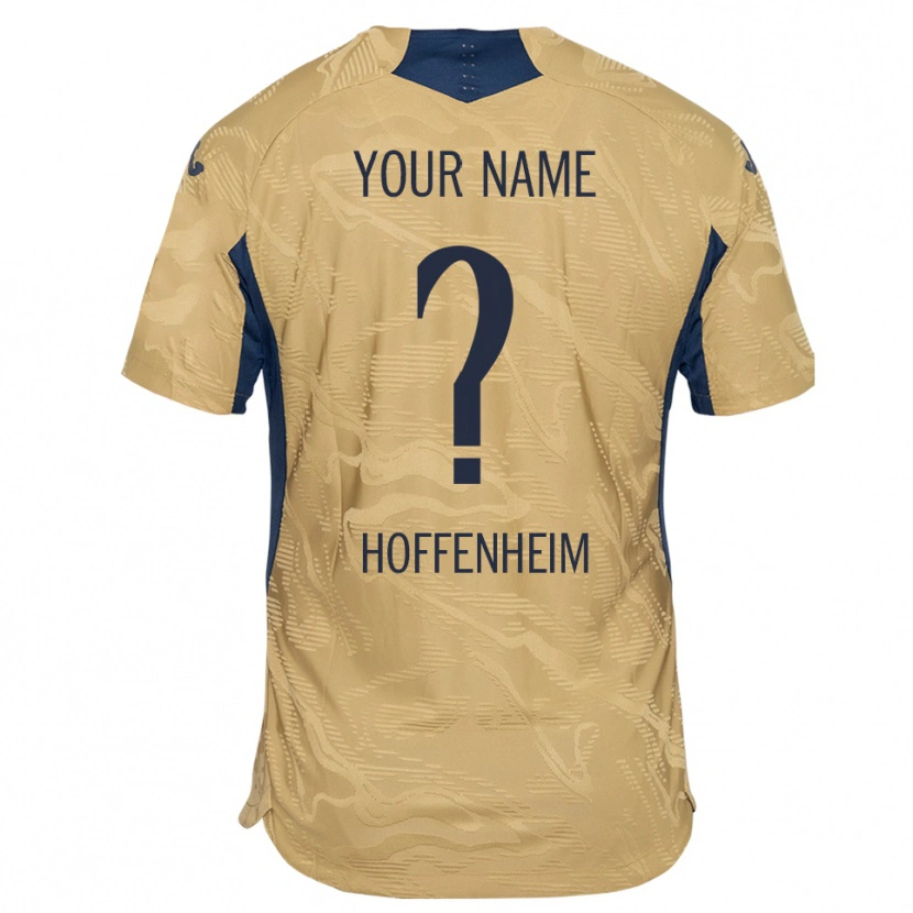 Danxen Kinderen TSG 1899 Hoffenheim Tan Zwart Keepersshirt 2025/26 T-Shirt