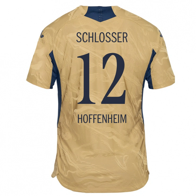 Danxen Kinderen Nils Schlosser #12 Tan Zwart Keepersshirt 2025/26 T-Shirt