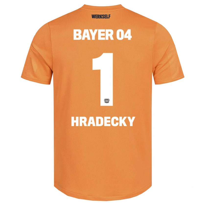 Danxen Kinderen Lukas Hradecky #1 Zandkleurig Bruin Keepersshirt 2025/26 T-Shirt
