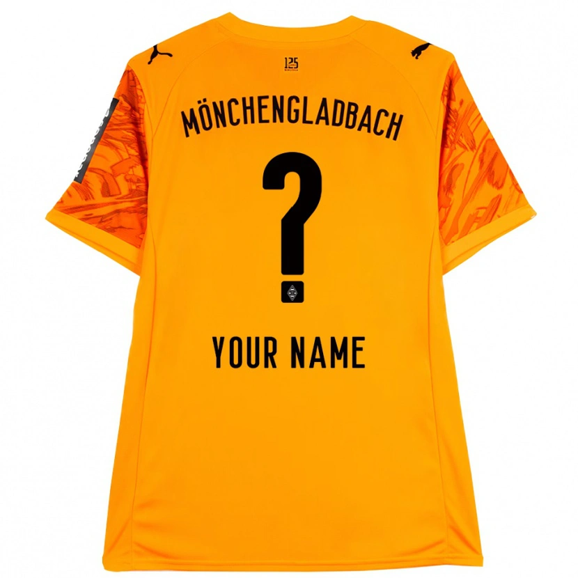 Danxen Kinderen Borussia Monchengladbach Oranje Geel Zwart Keepersshirt 2025/26 T-Shirt