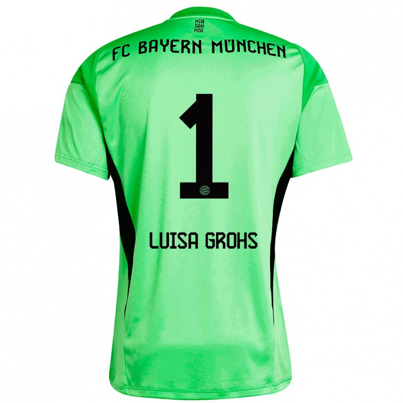 Danxen Kinderen Maria Luisa Grohs #1 Medium Lente Groen Keepersshirt 2025/26 T-Shirt