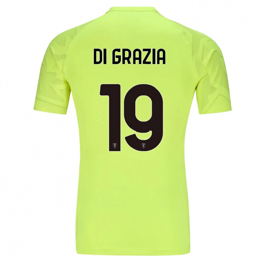 Danxen Kinderen Manuel Di Grazia #19 Fluorescent Groen Keepersshirt 2025/26 T-Shirt