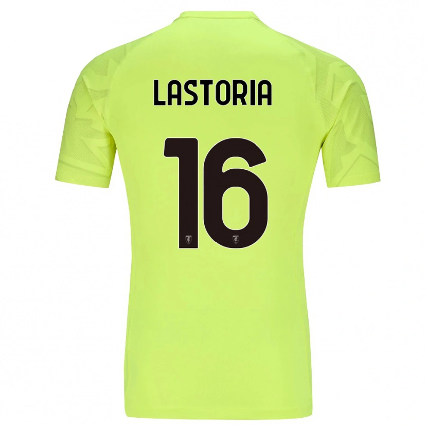 Danxen Kinderen Tommaso Lastoria #16 Fluorescent Groen Keepersshirt 2025/26 T-Shirt