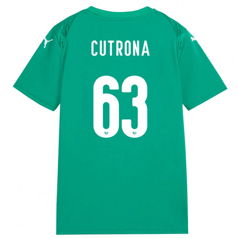 Danxen Kinderen Francesco Cutrona #63 Zeegroen Wit Keepersshirt 2025/26 T-Shirt