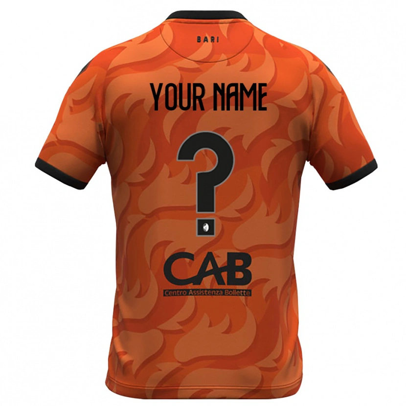 Danxen Kinderen SSC Bari Donker Oranje Zwart Keepersshirt 2025/26 T-Shirt