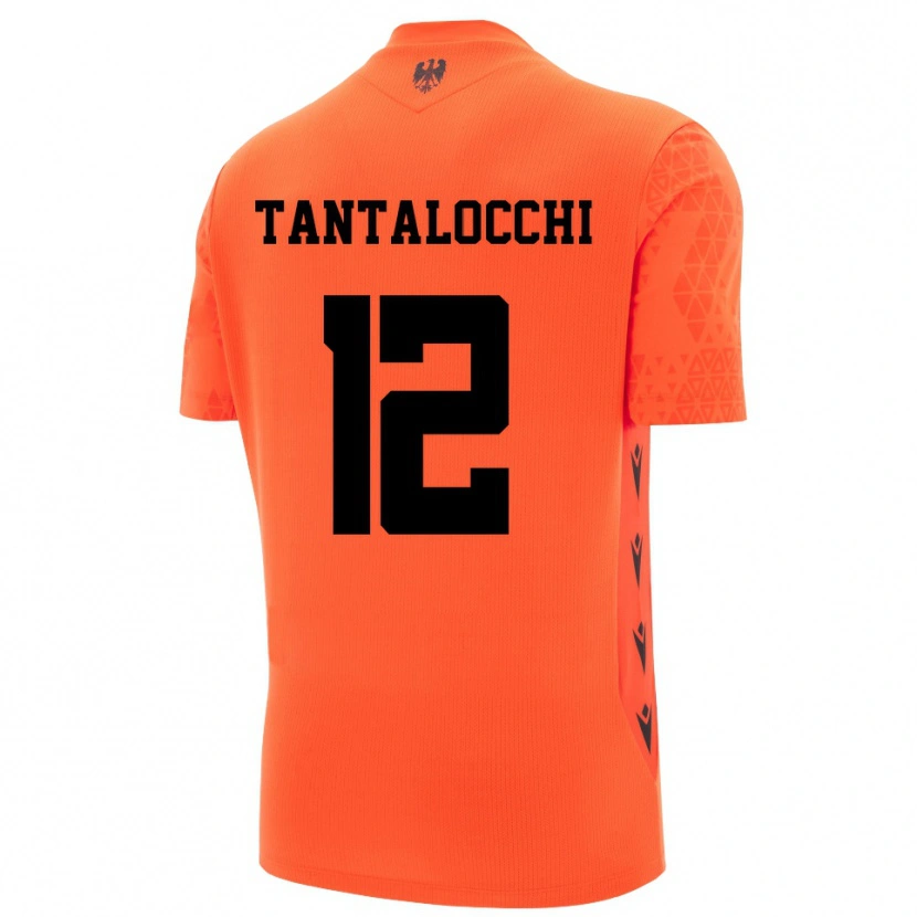 Danxen Kinderen Elia Tantalocchi #12 Donker Oranje Zwart Keepersshirt 2025/26 T-Shirt