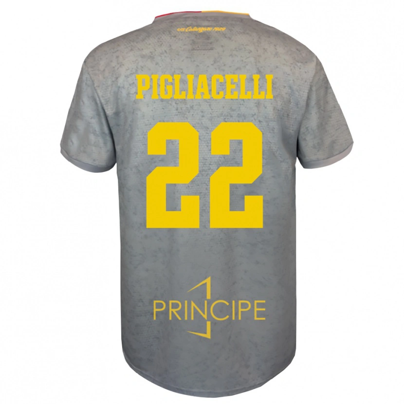Danxen Kinderen Mirko Pigliacelli #22 Zilver Zandbruin Keepersshirt 2025/26 T-Shirt