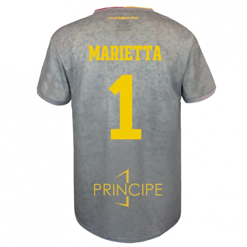 Danxen Kinderen Christian Marietta #1 Zilver Zandbruin Keepersshirt 2025/26 T-Shirt