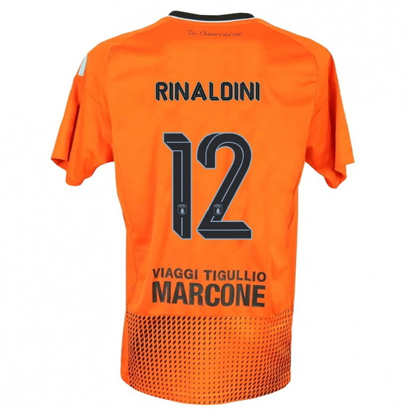 Danxen Kinderen Ruben Rinaldini #12 Donker Oranje Blauw Keepersshirt 2025/26 T-Shirt