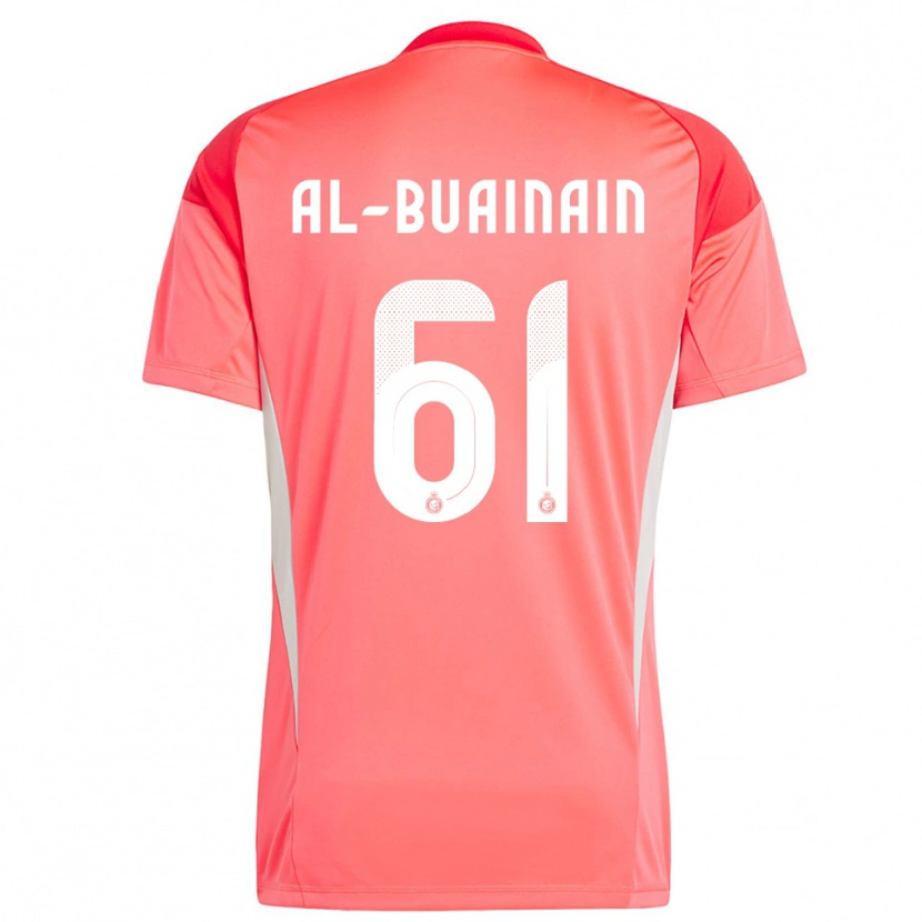 Danxen Kinderen Mubarak Al-Buainain #61 Rood Oranje Geel Keepersshirt 2025/26 T-Shirt