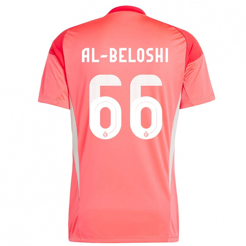 Danxen Kinderen Reem Al-Beloshi #66 Rood Oranje Geel Keepersshirt 2025/26 T-Shirt