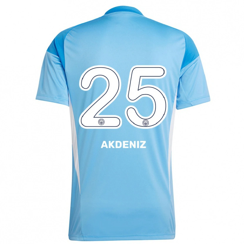 Danxen Kinderen Zeynep Akdeniz #25 Koningsblauw Wit Keepersshirt 2025/26 T-Shirt