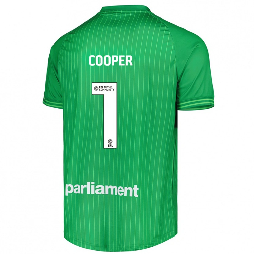 Danxen Kinderen Murphy Cooper #1 Limoengroen Keepersshirt 2025/26 T-Shirt