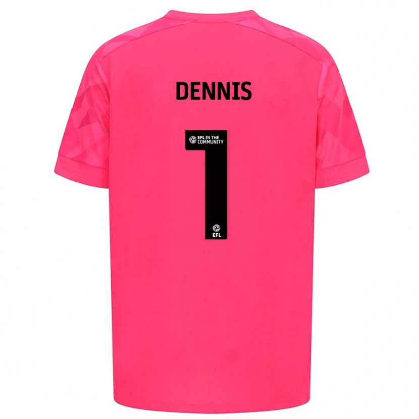Danxen Kinderen Jake Dennis #1 Roze Roze Keepersshirt 2025/26 T-Shirt