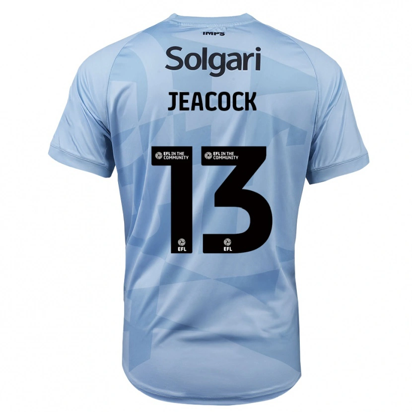 Danxen Kinderen Zach Jeacock #13 Licht Hemelsblauw Keepersshirt 2025/26 T-Shirt