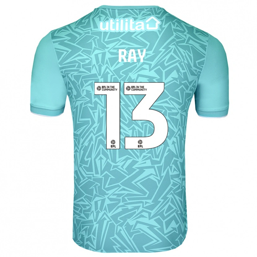 Danxen Kinderen Celine Ray #13 Lichtblauw Keepersshirt 2025/26 T-Shirt