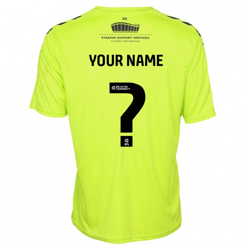 Danxen Kinderen Wycombe Wanderers Fluorescerend Groen Keepersshirt 2025/26 T-Shirt