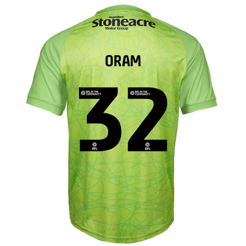 Danxen Kinderen Jake Oram #32 Lichtgroen Keepersshirt 2025/26 T-Shirt