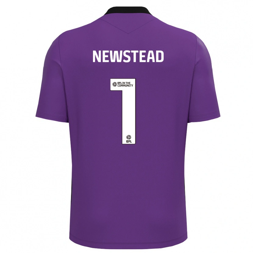 Danxen Kinderen Jamie-Louise Newstead #1 Paars Wit Keepersshirt 2025/26 T-Shirt