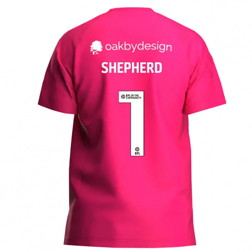 Danxen Kinderen Frankie Shepherd #1 Magenta Keepersshirt 2025/26 T-Shirt