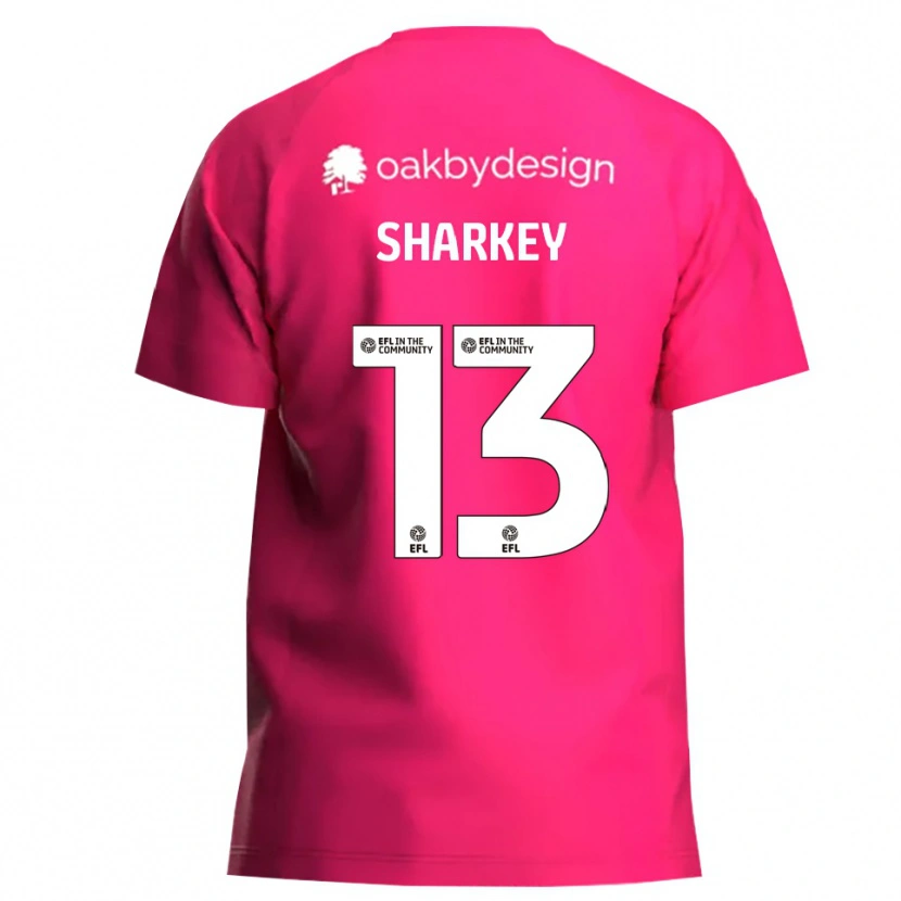Danxen Kinderen Toby Sharkey #13 Magenta Keepersshirt 2025/26 T-Shirt