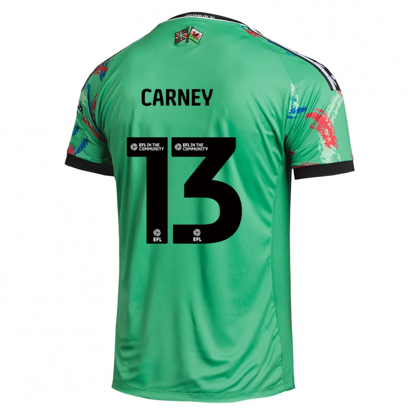Danxen Kinderen Jacob Carney #13 Groen Rood Keepersshirt 2025/26 T-Shirt