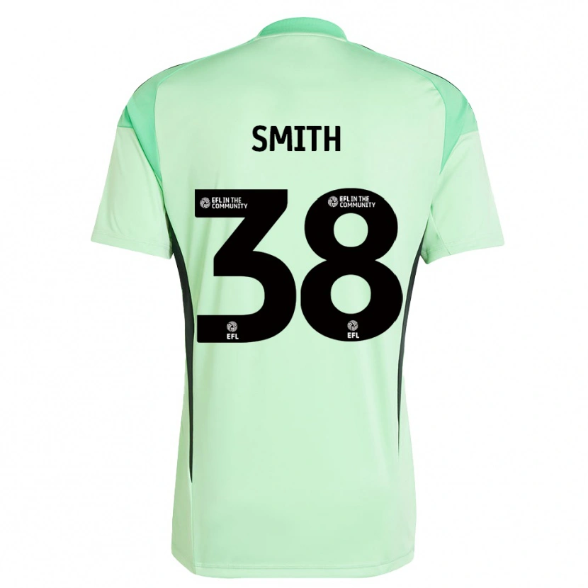 Danxen Kinderen Sam Smith #38 Lichtgroen Zwart Keepersshirt 2025/26 T-Shirt