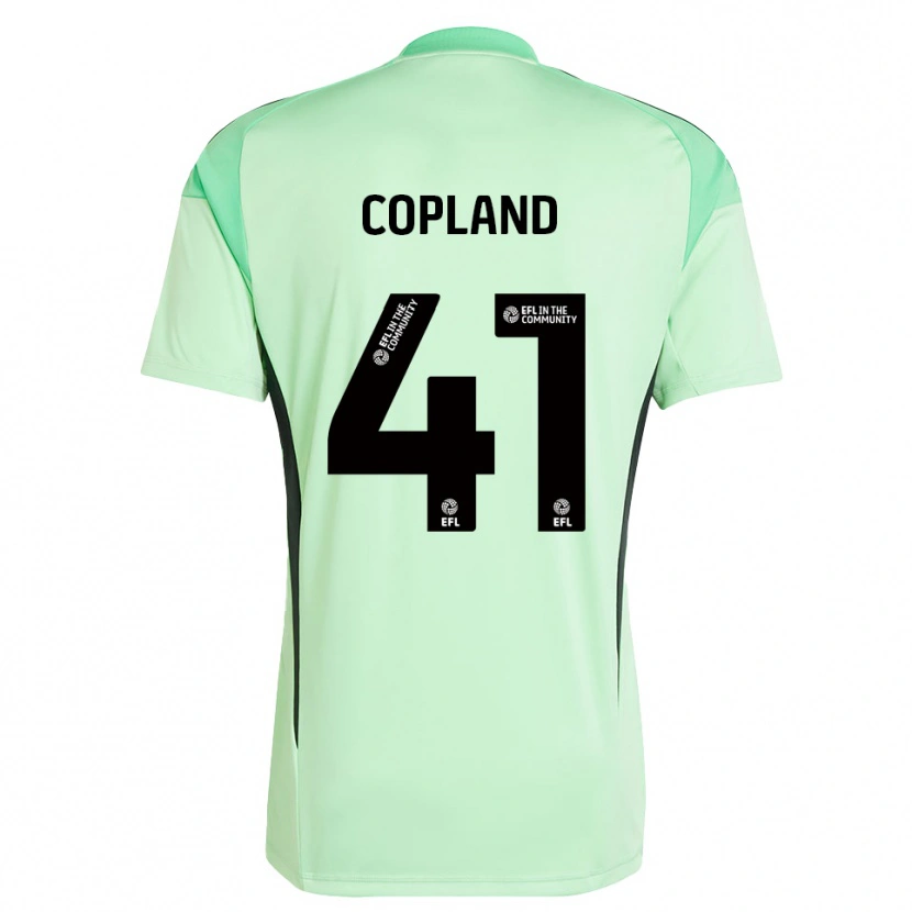Danxen Kinderen Jack Copland #41 Lichtgroen Zwart Keepersshirt 2025/26 T-Shirt