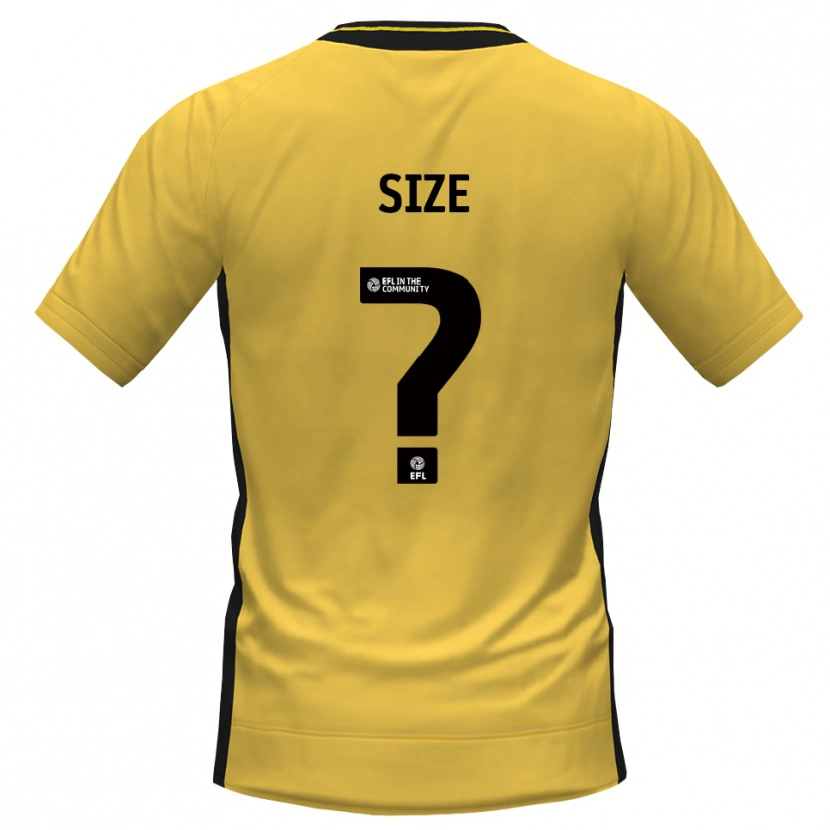 Danxen Kinderen Amelia Size #0 Geel Zwart Keepersshirt 2025/26 T-Shirt