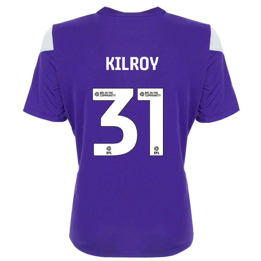 Danxen Kinderen Jenson Kilroy #31 Paars Wit Keepersshirt 2025/26 T-Shirt