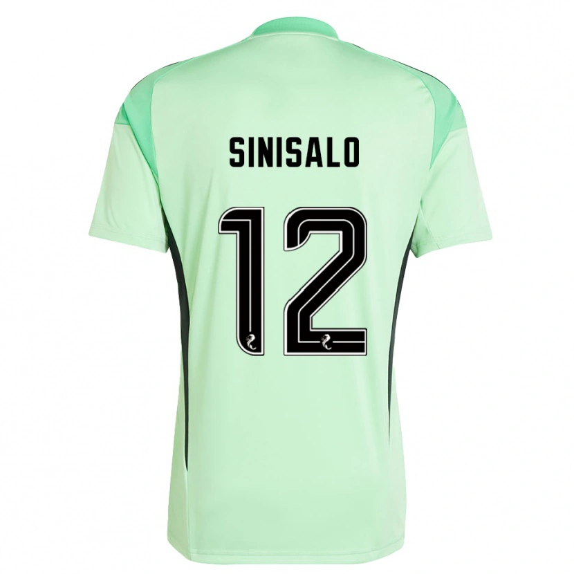 Danxen Kinderen Viljami Sinisalo #12 Lichtgroen Zwart Keepersshirt 2025/26 T-Shirt
