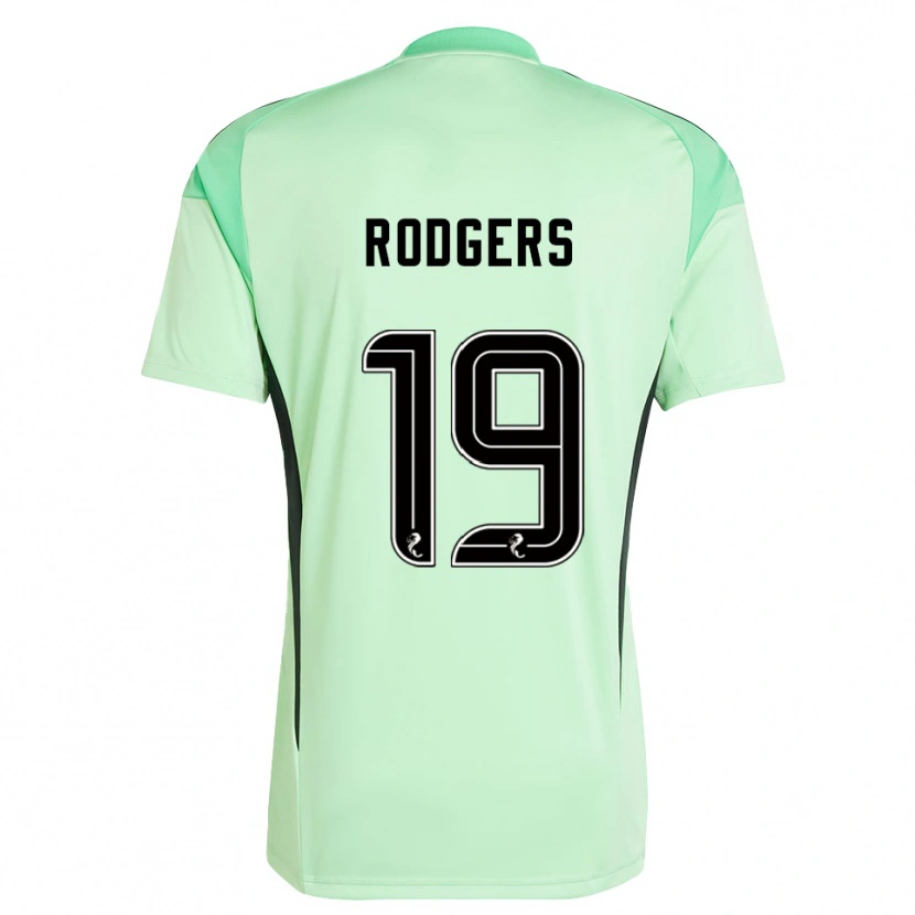 Danxen Kinderen Lisa Rodgers #19 Lichtgroen Zwart Keepersshirt 2025/26 T-Shirt
