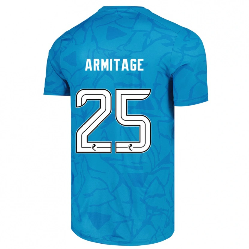Danxen Kinderen Rowena Armitage #25 Blauw Wit Keepersshirt 2025/26 T-Shirt