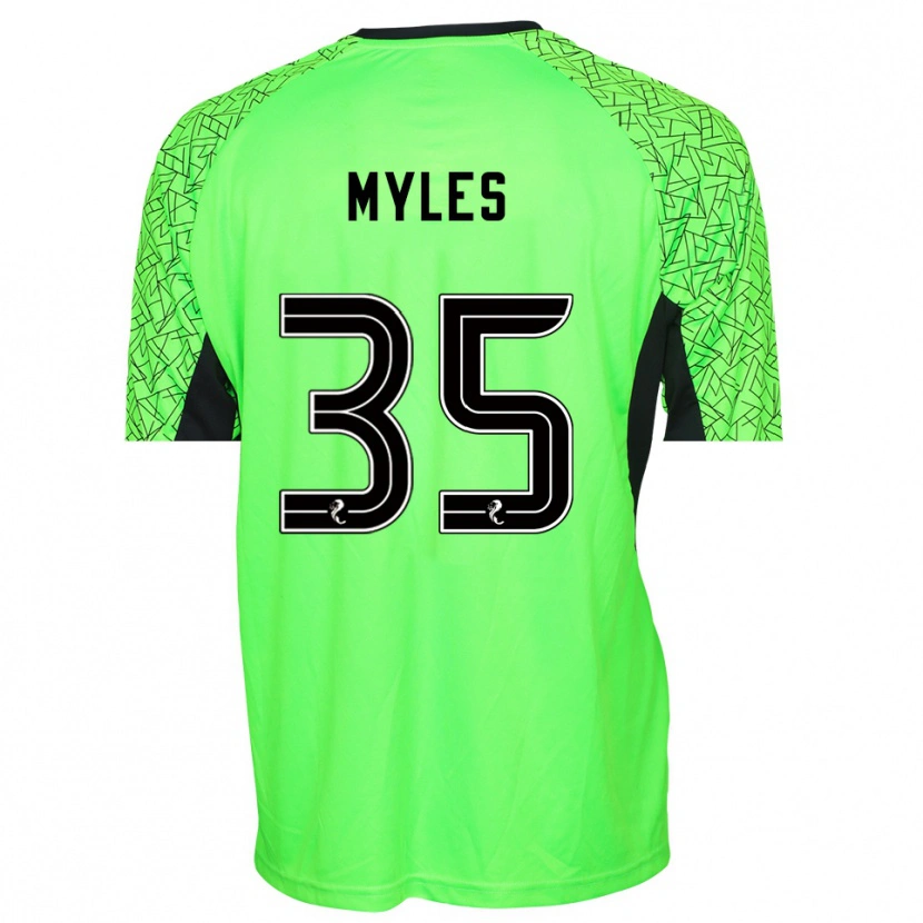 Danxen Kinderen Evan Myles #35 Groen Zwart Keepersshirt 2025/26 T-Shirt