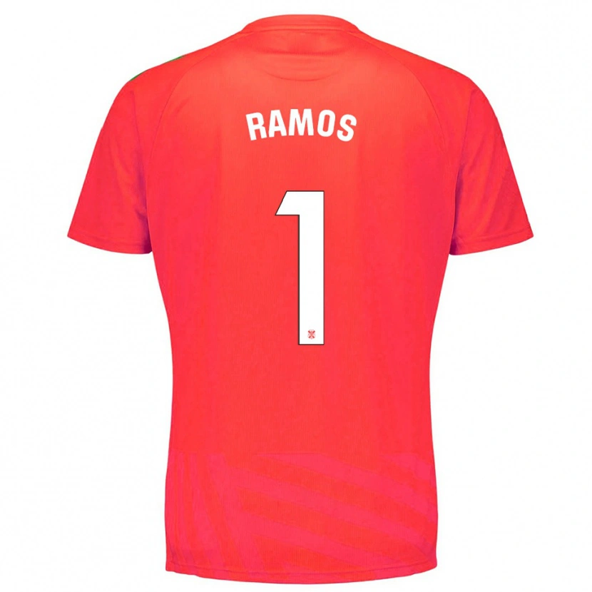 Danxen Kinderen Moha Ramos #1 Rood Wit Keepersshirt 2025/26 T-Shirt