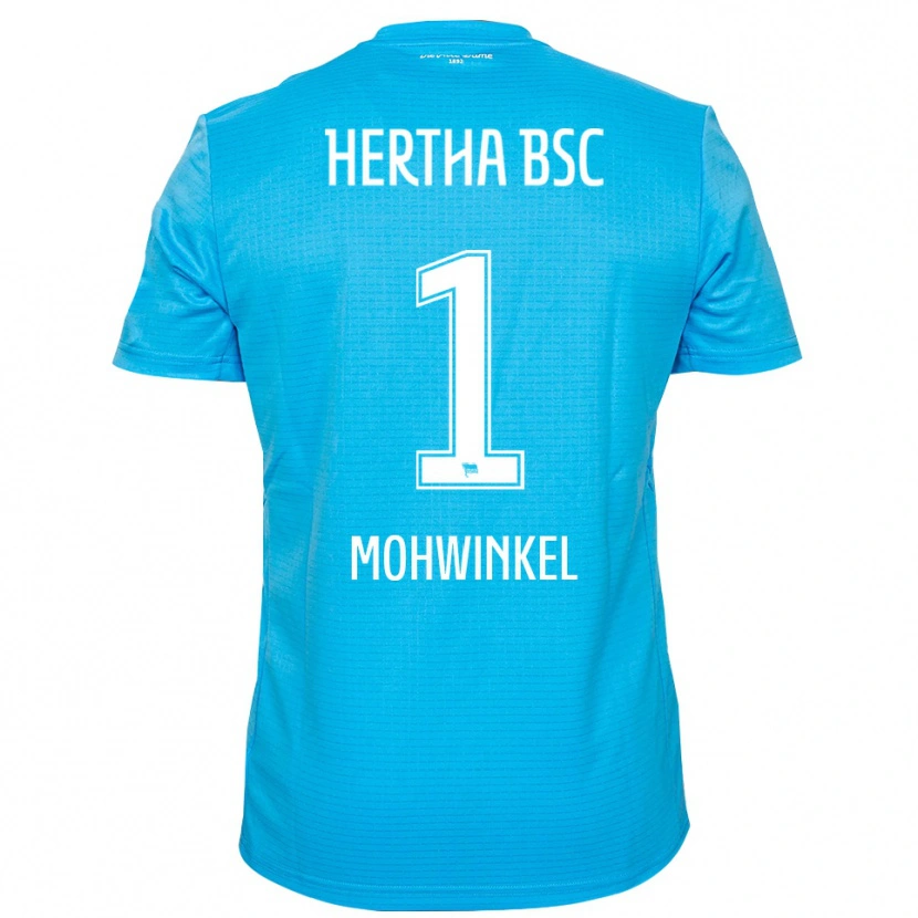 Danxen Kinderen Maximilian Mohwinkel #1 Lichtblauw Wit Keepersshirt 2025/26 T-Shirt