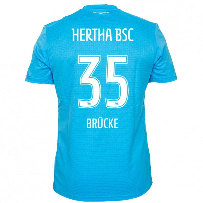 Danxen Kinderen Marius Gersbeck #35 Lichtblauw Wit Keepersshirt 2025/26 T-Shirt