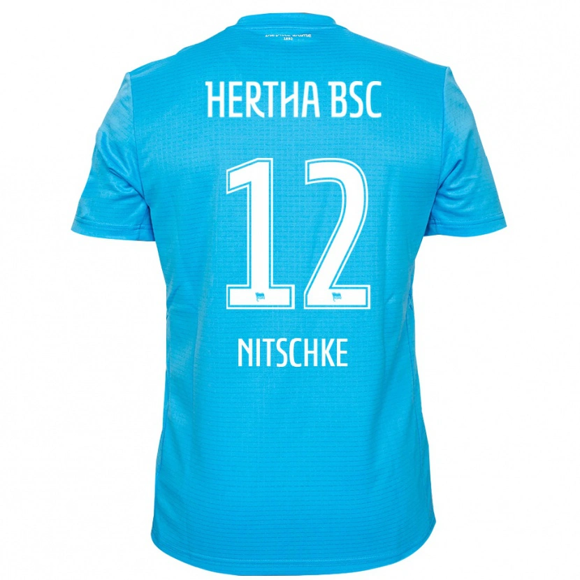 Danxen Kinderen Til Nitschke #12 Lichtblauw Wit Keepersshirt 2025/26 T-Shirt