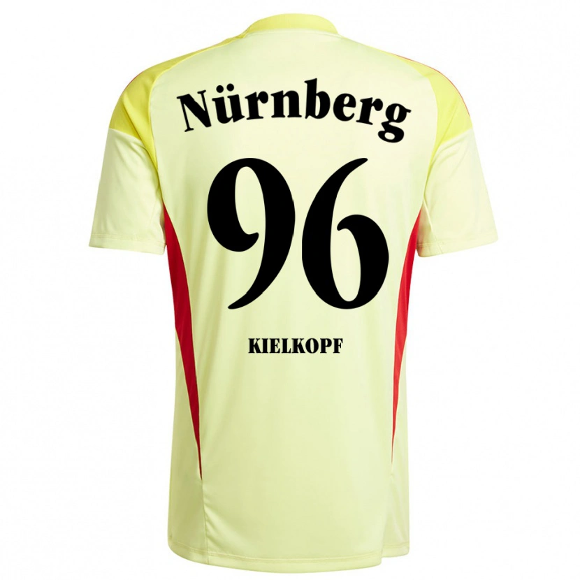 Danxen Kinderen Felix Kielkopf #96 Geel Zwart Keepersshirt 2025/26 T-Shirt